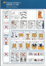 Safety card vietnam d'occasion  Châteauneuf-en-Thymerais