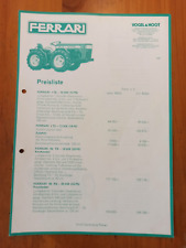 Prospekt ferrari preisliste gebraucht kaufen  Spraitbach