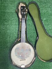 Usado, 1930's JR Stewart La Venicia Banjo Ukulele Antigo Vintage Feito nos EUA com Estojo comprar usado  Enviando para Brazil
