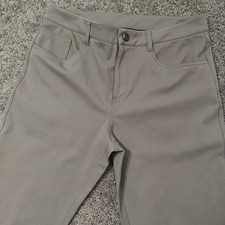 Calça masculina Vuori Meta Performance 32x32 cinza chino golfe stretch V4021 comprar usado  Enviando para Brazil