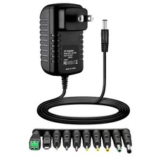 Carregador 9V 1A com 10 tomadas intercambiáveis para eletrônicos Universal Power S comprar usado  Enviando para Brazil