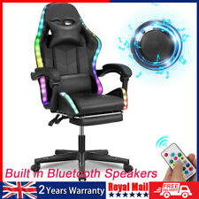 Black reclining gaming for sale  NORTHAMPTON