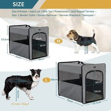 Dog crate grey for sale  SALFORD