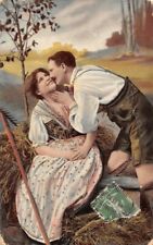 Cpa fantaisie couple d'occasion  Rioz