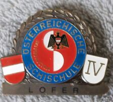 Vintage skiing badge for sale  CARDIFF
