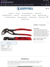 Cornwell knipex tools for sale  Haledon