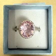 Silver tone pink for sale  ABERGAVENNY