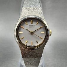 Relógio Seiko Feminino 20mm Mostrador Cinza Dois Tons Redondo 3Y21-0019 Nova Bateria comprar usado  Enviando para Brazil