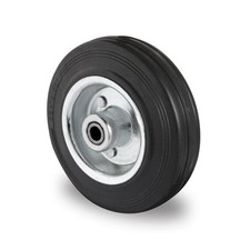 Używany, Cascoo Same koła 125mm Blacha/Czarna Guma SWS4 na sprzedaż  PL