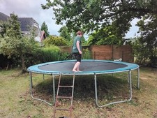 Hochwertiges trampolin grün gebraucht kaufen  Velten