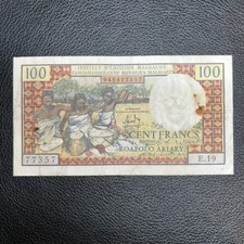 Madagascar billet 100 d'occasion  Cluses