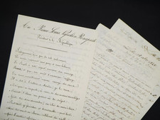 Poème manuscrit prince d'occasion  Paris I