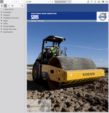 Volvo SD115 compactador de tambor rolo serviço reparo manual construção PDF USB comprar usado  Enviando para Brazil