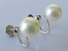 Gold pearl earrings for sale  LONDON