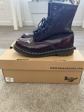 Dr. Martens 1460 Cherry Red Oxford Rub Off Vegan Damskie Rozmiar US 7  na sprzedaż  Wysyłka do Poland