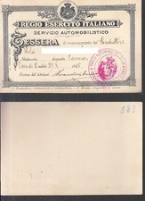 Tessera riconoscimento del usato  Parma