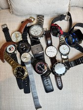 Relógios masculinos de marcas mistas metal couro digital precisam de peças ou reparo de baterias comprar usado  Enviando para Brazil