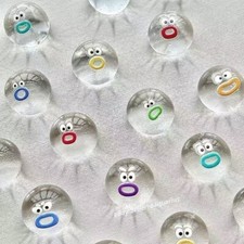 Brinquedo de alívio de estresse Squishy, silicone transparente macio, embalagem independente comprar usado  Enviando para Brazil