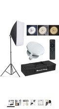 Usado, Conjunto de iluminação fotográfica softbox MOUNTDOG fotografia leve softbox comprar usado  Enviando para Brazil