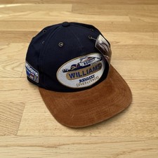 Boné chapéu marrom marinho anos 80 raro Williams F1 Renault vintage novo com etiquetas comprar usado  Enviando para Brazil
