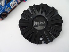 Tampa central de roda personalizada preta KRONIK # G137-ABS-1-CAP, LG1506-04 comprar usado  Enviando para Brazil