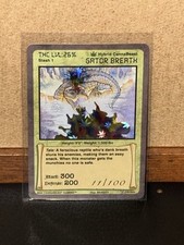 Cannabeast Gaming TCG Orlando Collect A Con Gator Breath 11/100 Holo Promo Raro comprar usado  Enviando para Brazil
