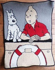 Tintin tapis laine d'occasion  France