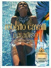 Roberto Cavalli revista de perfume impressão anúncio Edita Vilkeviciute Paradiso vintage 2015, usado comprar usado  Enviando para Brazil