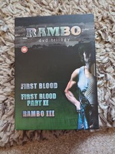 Rambo dvd trilogy for sale  STOWMARKET