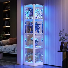 Display cabinet glass for sale  Walnut
