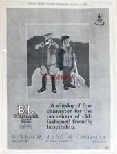 Usado, B.L. Whisky escocês 'Gold Label' anúncio: impressão de bebidas 1923 comprar usado  Enviando para Brazil
