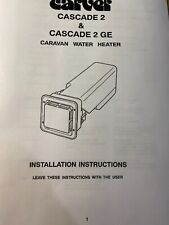 Carver cascade 2ge for sale  BOSTON