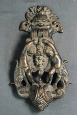 Türklopfer figur bronze gebraucht kaufen  Augsburg