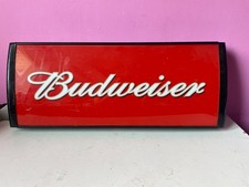 Budweiser illuminated box for sale  YORK