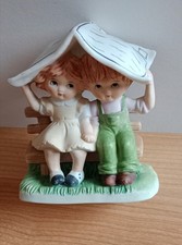 Figurines biscuits peintes d'occasion  Sotteville-lès-Rouen