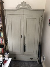 Vintage wooden wardrobe for sale  LONDON