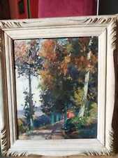 Olio legno firmaton usato  Napoli