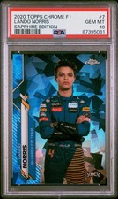 PSA 10 - 2020 Topps Chrome F1 Lando Norris Rookie RC Sapphire Edition #7 comprar usado PSA 10 - 2020 Topps Chrome F1 Lando Norris Rookie RC Sapphire Edition #7 comprar usado  Enviando para Brazil