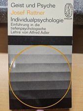 Josef rattner individualpsycho gebraucht kaufen  Bitz