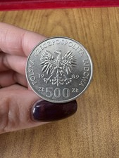 Moneta polonia 500 usato  Beinasco