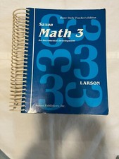 saxon math 3 for sale  Tallahassee