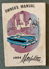 1954 metropolitan owner for sale  San Carlos