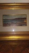 Quadro antico olio usato  Carrara