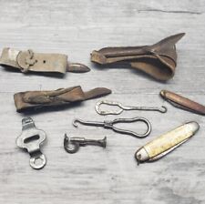 Usado, Lote de gaveta de lixo vintage - Facas - Cascas de milho - Chave de skate - Gancho de botão de sapato comprar usado  Enviando para Brazil