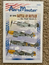 Aeromaster decals 109e for sale  King George