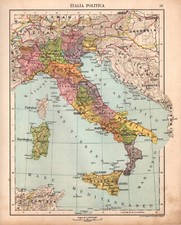 Italia politica carta usato  Lecco