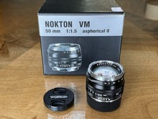 Voigtlander 50mm f1.5 for sale  NOTTINGHAM