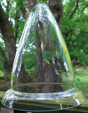 Antique glass cloche for sale  Rush