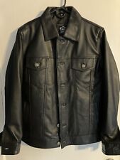 Men leather trucker for sale  Oak Ridge