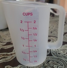 Jarro de medição Tupperware antigo 16 oz/2 xícaras transparente 500 ml #1669 números vermelhos comprar usado Jarro de medição Tupperware antigo 16 oz/2 xícaras transparente 500 ml #1669 números vermelhos comprar usado  Enviando para Brazil